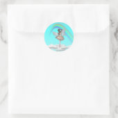 KRW Ballerina Faery Ronde Sticker (Tas)