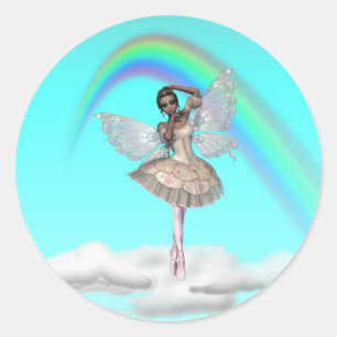KRW Ballerina Faery Ronde Sticker