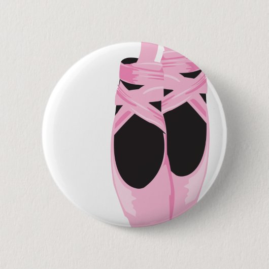 KRW Ballerina Roos Dance Button (Voorkant)