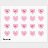 KRW Be Mine Valentijn Snoep Hart Sticker (Vel)