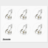 KRW biddende handen 3 inch Stickers (Vel)