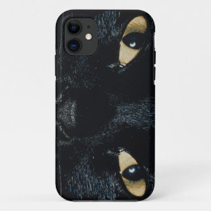 KRW Black Cat Face iPhone 5 Hoesje
