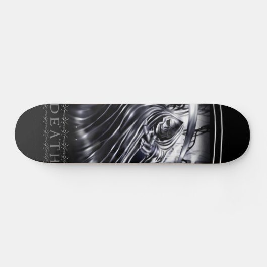KRW Black Death Grim Reaper Skateboard (Horizontaal)
