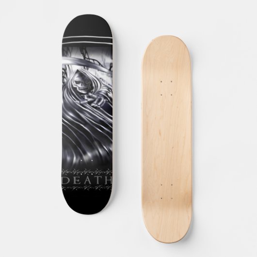 KRW Black Death Grim Reaper Skateboard (Voorkant)