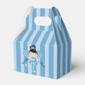 KRW Blauw Cheerleader Party Gable Favor Box Bedankdoosjes (Voorkant Zijde)
