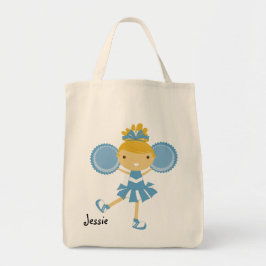 KRW Blue Cheerleader Custom Party Canvas tas