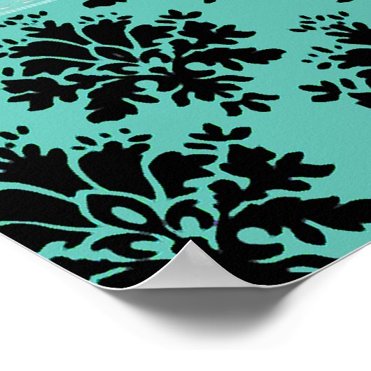 KRW Blue Jewel Heart Sweet 16 Autograaf Poster (Hoek)