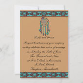 KRW Border Drocatcher Custom Wedding Invitation Kaart (Voorkant)