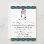 KRW Border Drocatcher Custom Wedding Invitation Kaart (Voorkant)