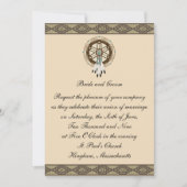 KRW Border Drocatcher Custom Wedding Invitation Kaart (Voorkant)