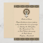 KRW Border Drocatcher Custom Wedding Invitation Kaart (Voorkant / Achterkant)