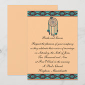 KRW Border Drocatcher Custom Wedding Invitation Kaart (Voorkant / Achterkant)