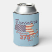 KRW Braintree, MA 375 Verjaardag Koelbox Blikjeskoeler (Blikje Achterkant)