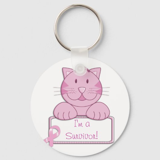 KRW Breast Cancer Survivor Sleutelhanger (Voorkant)