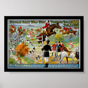 KRW Buffalo Bill en Pawnee Bill Show Poster