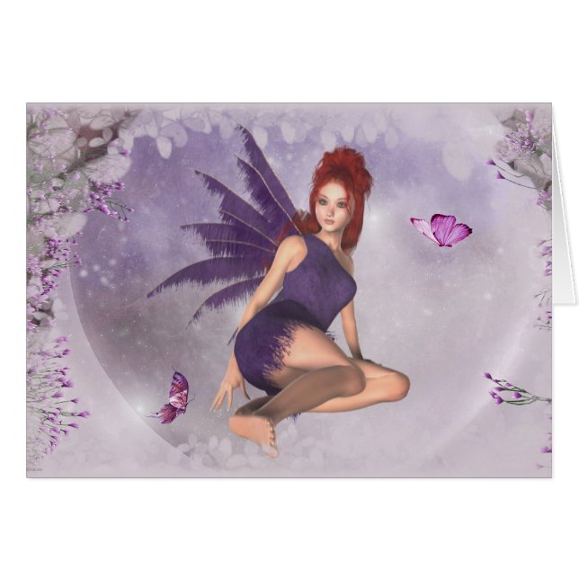 KRW Butterfly Dream Fairy Fantasy Art (Voorkant Horizontaal)
