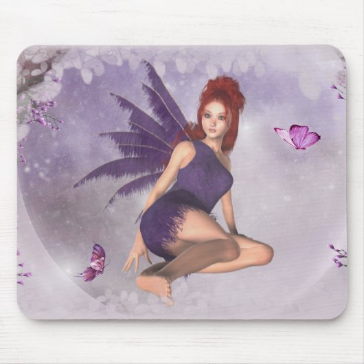 KRW Butterfly Dream Fairy Fantasy Art Muismat (Voorkant)