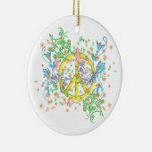 KRW Butterfly Peace Symbol Ornament (Rechts)