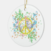 KRW Butterfly Peace Symbol Ornament (Links)