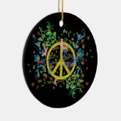 KRW Butterfly Peace Symbol Ornament (Rechts)