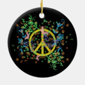 KRW Butterfly Peace Symbol Ornament (Achterkant)