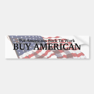 KRW Buy American Bumpersticker