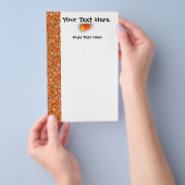 KRW Candy Corn Medium Flyer Sjabloon (Hand)