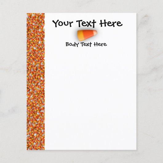 KRW Candy Corn Small Flyer Sjabloon (Voorkant)