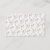 KRW Christelijk Dove Custom Visitekaartje (Achterkant)