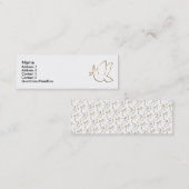 KRW Christelijke dove-profielkaart Mini Visitekaartje (Voorkant / Achterkant)