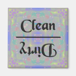 KRW Clean en Dirty Kitchen Magnet