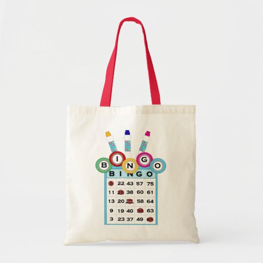 KRW Colorful Bingo Canvas tas (Voorkant)