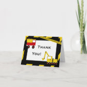 KRW-constructietrucks Dank u wel Bedankkaart (Voorkant)