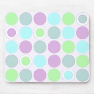 KRW Cool Blue Green en Paarse spots Muismat