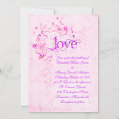 KRW Corinthians Liefde is: Bruiloft Uitnodiging Ro (Achterkant)
