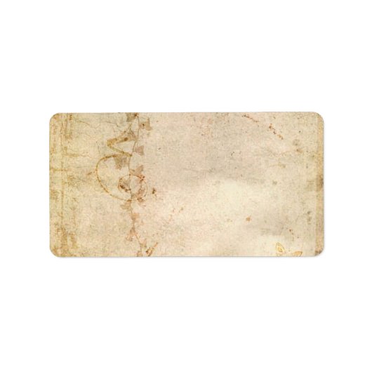 KRW Corinthians Liefde is: Lege Adresetiketten Etiket (Voorkant)