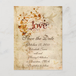 KRW Corinthians Liefde is: Save the Date Briefkaar Aankondigingskaart
