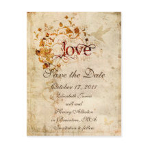 KRW Corinthians Liefde is: Save the Date Briefkaar
