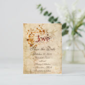 KRW Corinthians Liefde is: Save the Date Briefkaar Aankondigingskaart (Staand voorkant)