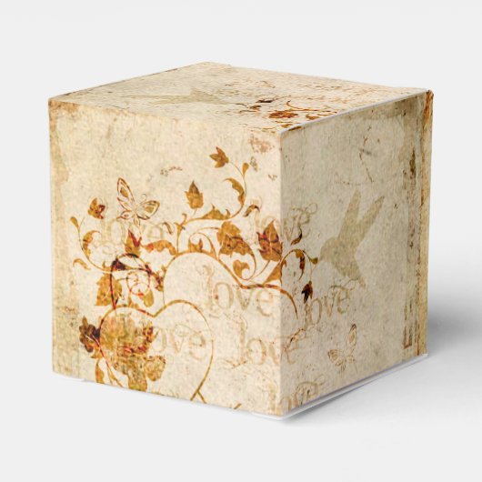 KRW Corinthians Liefde is: Vierkante Favor Box Bedankdoosjes (Achterkant)