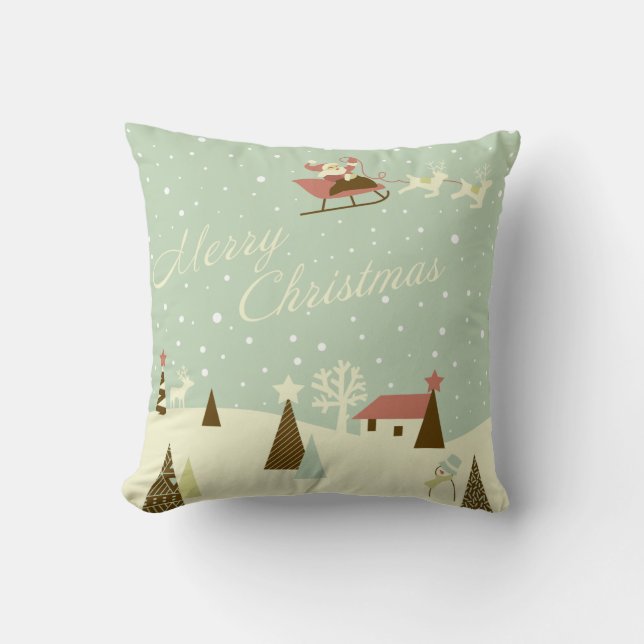 KRW Country Kerstkerstkerstpiloot Kussen (Voorkant)