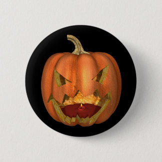 KRW Creepy Jack O Lantern Halloween Ronde Button 5,7 Cm