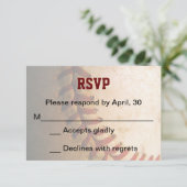 KRW Custom Baseball Bar Mitzvah RSVP-kaart RSVP Kaartje (Staand voorkant)