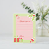 KRW Custom Holiday Gift Kaart (Staand voorkant)