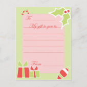 KRW Custom Holiday Gift Kaart (Voorkant)