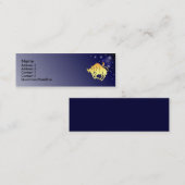 KRW Custom Taurus Zodiac Sign Profile Card Mini Visitekaartje (Voorkant / Achterkant)