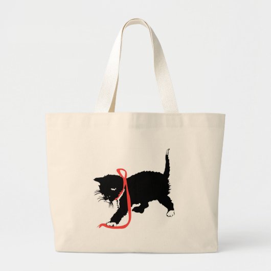 KRW Cute Kitten Canvas tas (Voorkant)