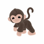 KRW Cute Lil Monkey Photo Sculpture Staand Fotobeeldje<br><div class="desc">KRW Cute Lil' Monkey Photo Sculpture - Kies Pin,  Magnet,  Sleutelhanger of Ornament</div>