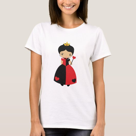 KRW Cute Queen of Hearts T-shirt (Voorkant)