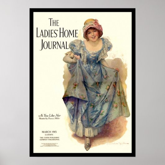 KRW  Dames in het Publicatieblad van 1915 Tijdschr Poster (Voorkant)